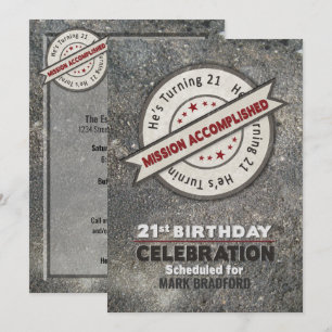 Invitation 21e anniversaire, Mission accomplie,