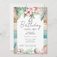 21e anniversaire Surprise Party Tropical