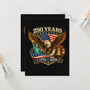 Invitation 250 ans 250e anniversaire américain États-Unis
