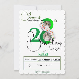 Invitation 28e anniversaire