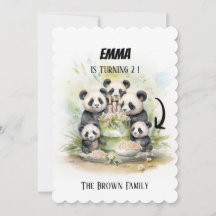 2 Parents 3 Enfants - Aquarelle Famille Anniversai