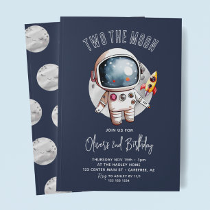 Invitation 2e Deux Anniversaire de la Lune