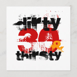 Invitation 30e anniversaire - 30 et 30 soif