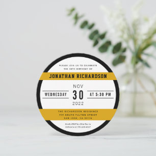 Invitation 30e anniversaire Cheers et bières à 30 ans Moderne