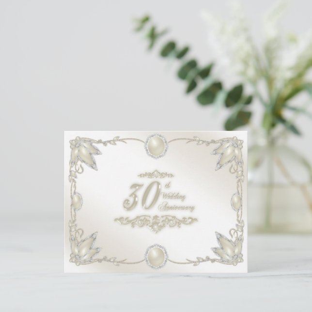 Invitation 30e anniversaire de mariage (Debout devant)
