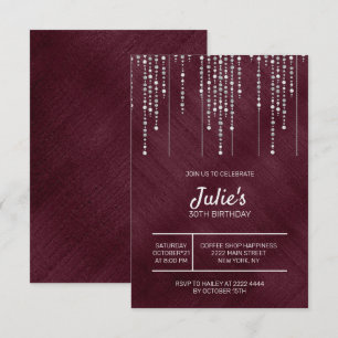 Invitation 30e anniversaire des perles blanches