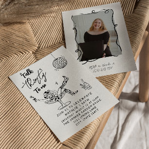 Invitation 30e Fille Vache Quirky Parler Trente À Moi Anniver