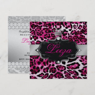 Invitation 311-Baroque Princesse Leopard Metallic