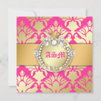 311-Damask Shimmer Queen Sweet sixteen Golden Rose