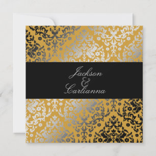 Invitation 311-Dazzling Damask Lioness