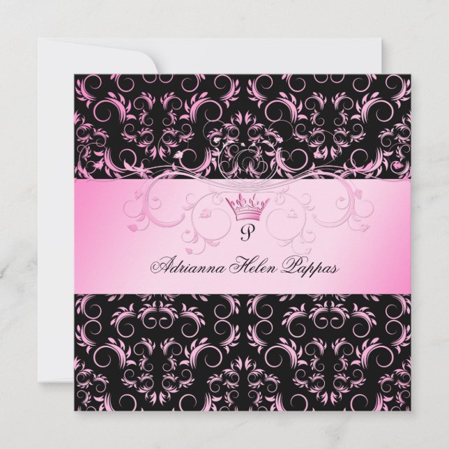 Invitation 311-Pink Divine et Black (Devant)