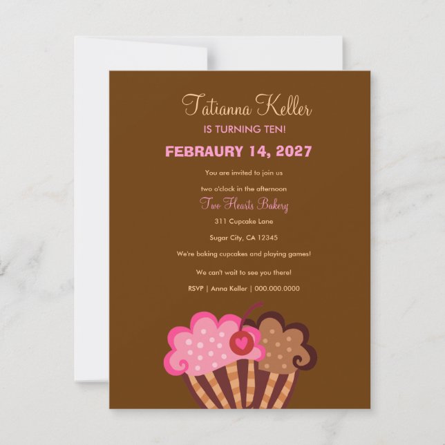 Invitation 311-Sweet durcit l'invitation (Devant)