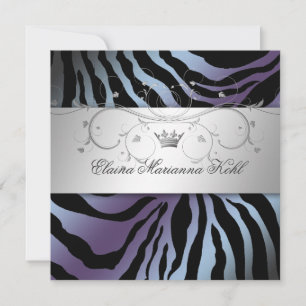 Invitation 311-Sweet sixteen d'Hydrangée divine d'argent