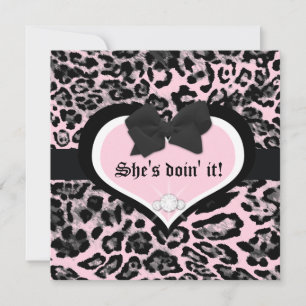 Invitation 311 Wild at Heart Berry Flirt