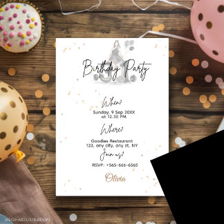 Invitation 31e anniversaire, 31 ans, noir