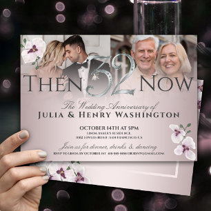 Invitation 32e Anniversaire Graceful Orchid Then And Now