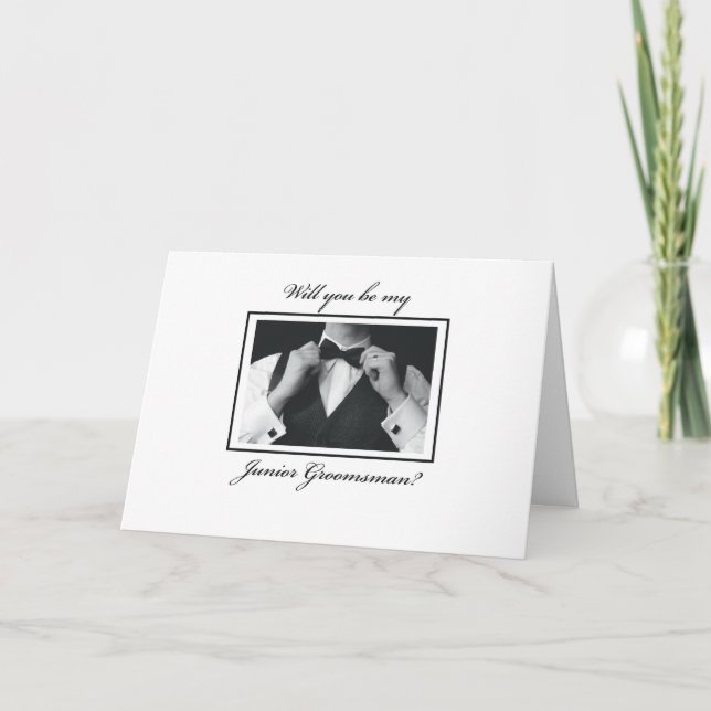 Invitation 3330 Êtes-Vous Jeune Groomsman ? (Devant)