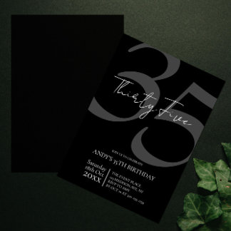 Invitation 35e anniversaire