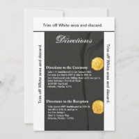 3.5x6 Directions Card ARMÉE ROBE VERTS UNIFORME