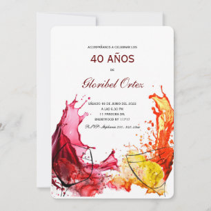 Invitation 40 Ans Femme Invitation
