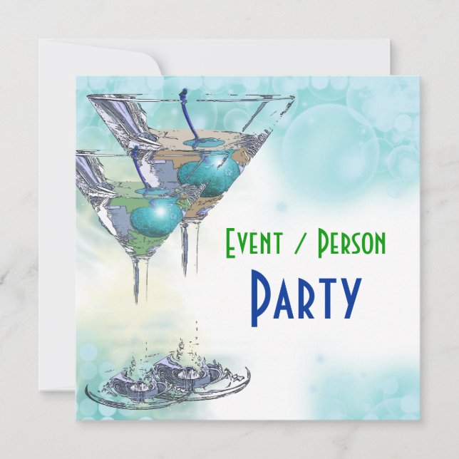 Invitation 40e anniversaire fête PERSONNALISER majeure (Devant)