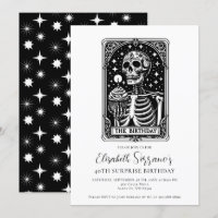 40e Surprise Anniversaire fête Gothique Tarot Noir