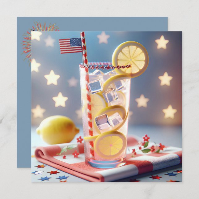 Invitation 4 juillet (Devant / Derrière)