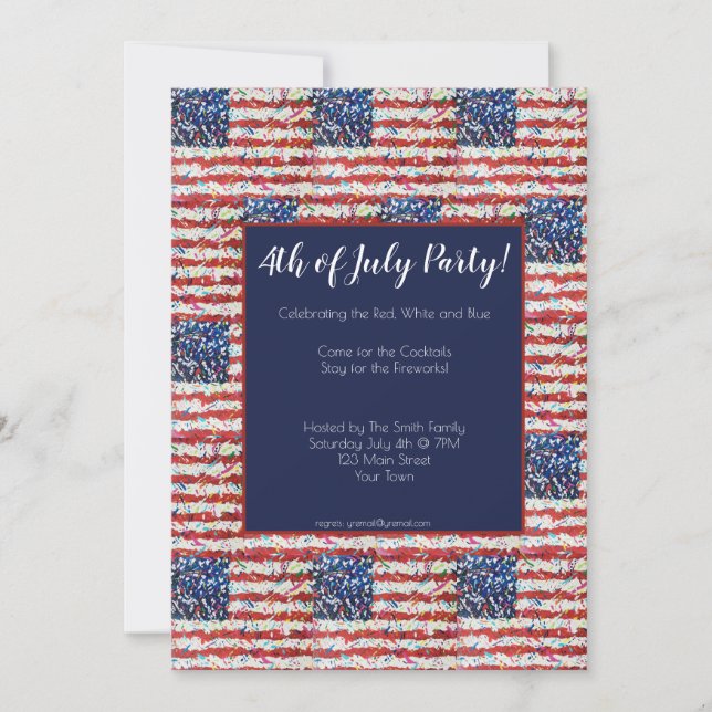 Invitation 4 juillet (Devant)