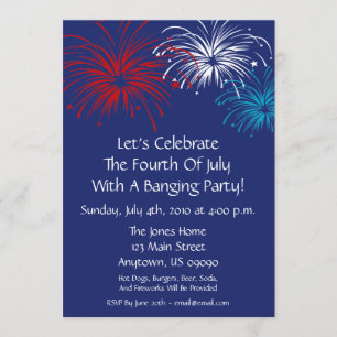 Invitation 4 juillet (Feu d'artifice d'Étoile)