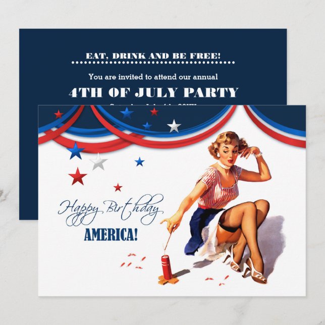 Invitation 4 juillet | Récapitulatif des événements (Devant / Derrière)