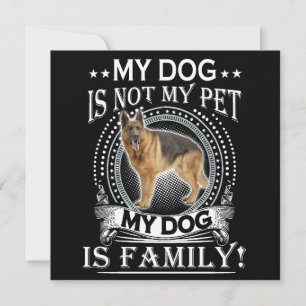Invitation 4 Mon chien n'est pas mon animal de compagnie Mon
