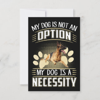 Invitation 4 Mon chien n'est pas une option Mon chien est une