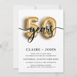 Invitation 50 ans d'anniversaire du ballon d'or