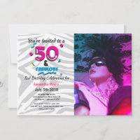 50 ans et fabuleuse fête d'anniversaire 80 ans Inv