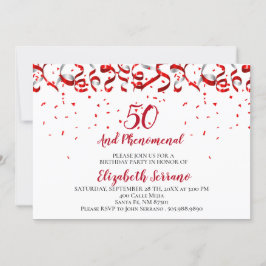 Invitation 50 Et Anniversaire Phénoménal