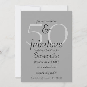 Invitation 50 et fabuleux