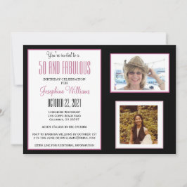 Invitation 50 et Fabulous Party Photos