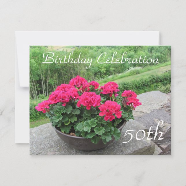 Invitation 50e anniversaire (Devant)