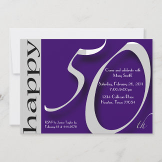 Invitation 50e anniversaire
