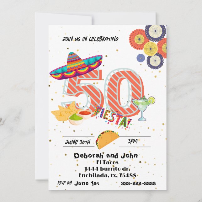 Invitation 50e anniversaire  (Devant)