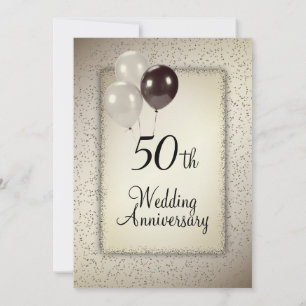 Invitation 50e anniversaire de mariage 
