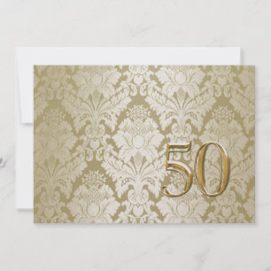 Invitation 50e anniversaire de Mariage Classy Dama