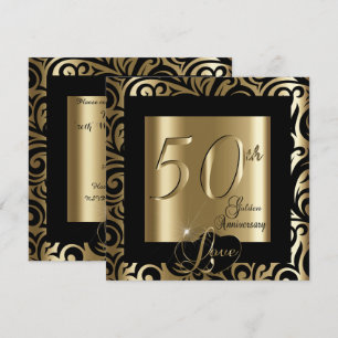 Invitation 50e anniversaire de noces d’or