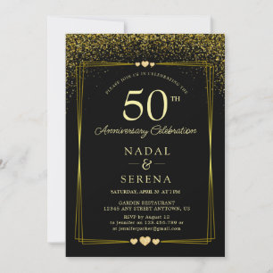 Invitation 50e anniversaire du Mariage