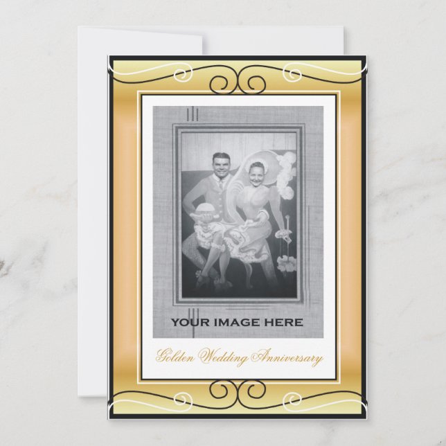 Invitation 50e anniversaire du Mariage (Devant)