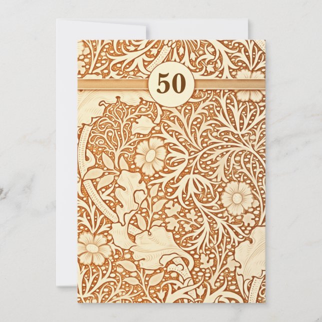 Invitation 50e anniversaire du mariage i (Devant)