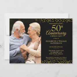 Invitation 50e anniversaire du Mariage Surprise Party 2 Photo