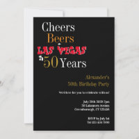 50e anniversaire Las Vegas Cheers and Beers Party