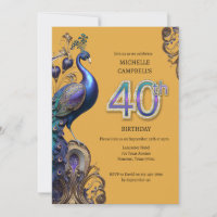 50e anniversaire, paon