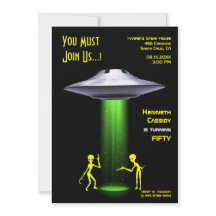 50e anniversaire 👽 UFO Alien parti d'enlèvement